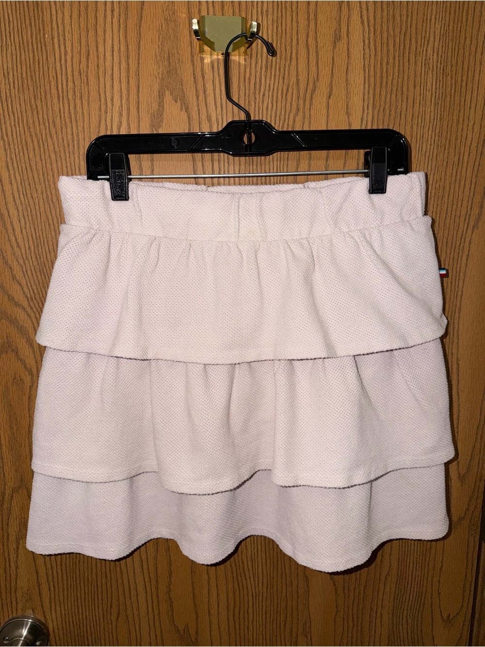 Sol Angeles Light Pink Tiered Skirt Size Large